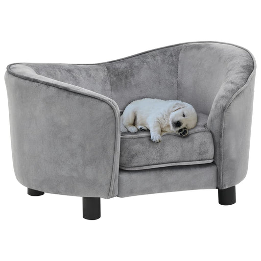 vidaXL Dog Sofa Dog Cat Bed Foam Pet Puppy Couch with Washable Cover Plush