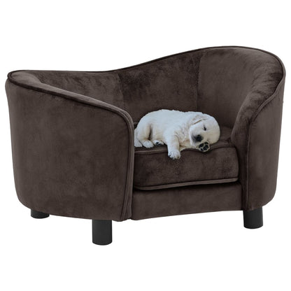 vidaXL Dog Sofa Dog Cat Bed Foam Pet Puppy Couch with Washable Cover Plush