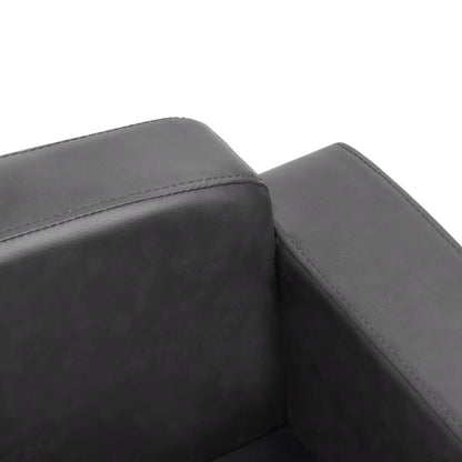 vidaXL Dog Sofa Dog Bed Foam Pet Puppy Couch with Washable Cover Faux Leather