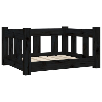 vidaXL Dog Bed Rectangular Modern Wooden Dog Couch Pet Bed Solid Wood Pine