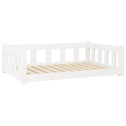 vidaXL Dog Bed Rectangular Modern Wooden Dog Couch Pet Bed Solid Wood Pine