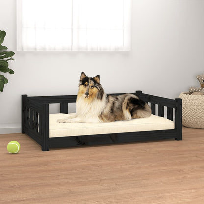 vidaXL Dog Bed Rectangular Modern Wooden Dog Couch Pet Bed Solid Wood Pine